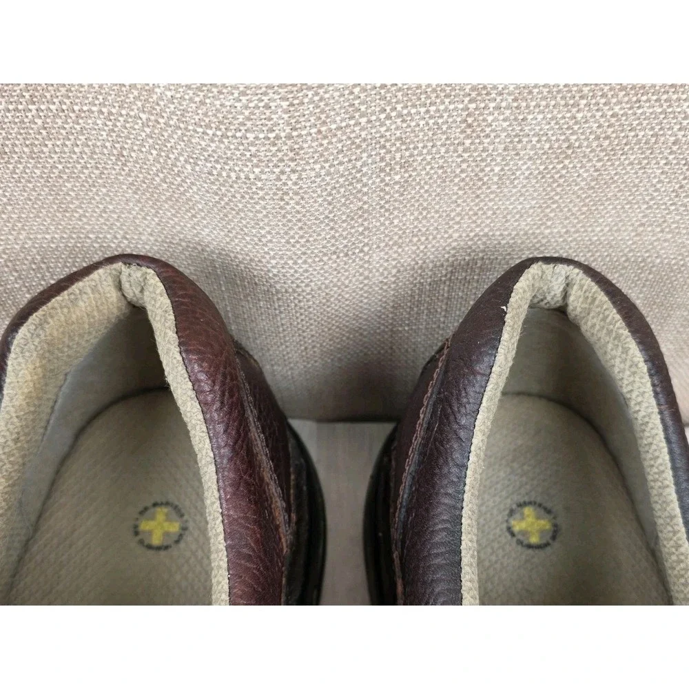 Dr Martens Mens Orson Loafers Size 12M Brown Leather Slip On Lug Sole Shoes NEW